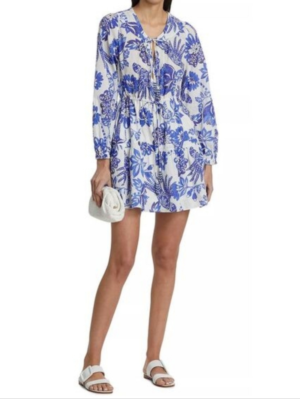 NWT FARM RIO | $210 Flowerful Birds Mini Dress - Picture 4 of 14